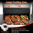thumbnail image 6 of Gas Propane Grill,5-Burner Gas BBQ Grill with Side Burner, 52,000 BTU Stainless Steel Propane Grill for Outdoor, 6 of 10