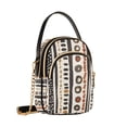 thumbnail image 7 of FORMRS Crossbody Bag for Women Quilted Travel Shoulder Cell Phone Purse with Chain Strap Handbag, Black Abstract Dots, 7 of 7