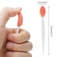 thumbnail image 4 of Unique Bargains Silicone Pore Brush Gentle Exfoliating Double-Sided Pore Cleaning Brush Deep Cleansing Tool Green Pink Orange 3 Pcs, 4 of 8
