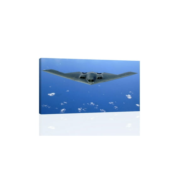 B2 Spirit Flying Over the Pacific Ocean - CANVAS OR PRINT WALL ART