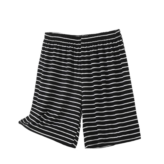 hlysgo Women's Pajama Shorts Plus Size Casual Lounge Cotton Drawstring Short Summer Comfy Elastic Waist Shorts Dark Gray,S