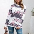thumbnail image 2 of Sudadera Con Capucha Para Mujer, Forro Polar, Cómoda, Con Rayas De Colores, Manga Larga, Bolsillos Grandes, Fibra De Poliéster Para Ir De Compras ANGGREK  Otros, 2 of 6