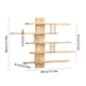 thumbnail image 3 of Contenedores de almacenamiento, Estante de almacenamiento de pared de madera, Estante de almacenamiento de modelos de paneles de madera maciza, Estante de exhibición de figuras, Estante de pared, Colg, 3 of 7