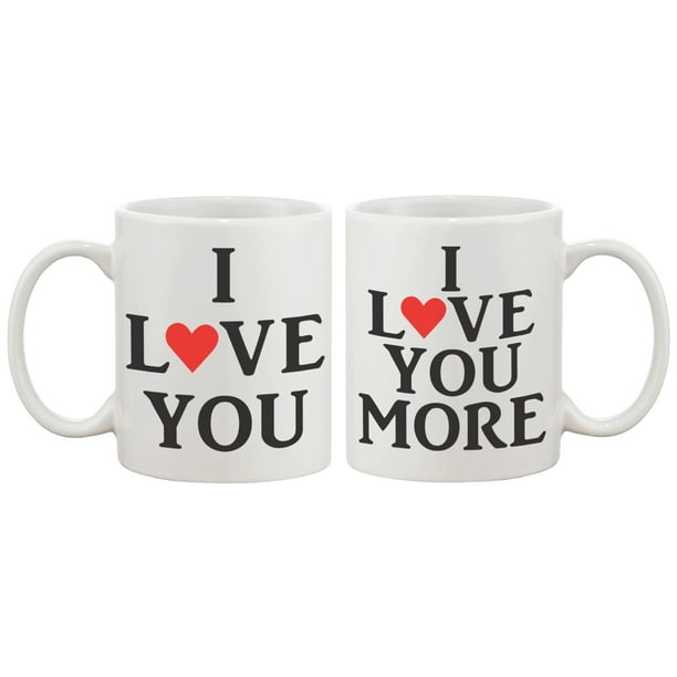 I Love You Matching Coffee Mugs - Perfect Wedding ...