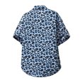 thumbnail image 5 of RUTAYY Men's Shirts Casual Short Sleeve Turndown Collar Leopard Print Button Down Summer Outdoor Party Vacation Beach Blouse, 5 of 5