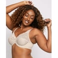 thumbnail image 3 of Women's Bali 0428 Lilyette Comfort Lace Minimizer Bra (Paris Nude 38C), 3 of 5