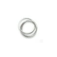 thumbnail image 2 of 14k White Gold Rolling Wedding Band Ring Size 4.5, 2 of 4