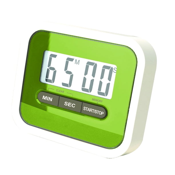 Inteprter Inicio Cocina Cocina Temporizador de cuenta regresiva digital Juego de estudio deportivo Temporizador de alarma fuerte Electrónica verde
