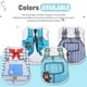 thumbnail image 4 of Paquete de 4 camisas para perros pequeños, tela de malla, bonitos patrones, 4 of 7