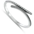 thumbnail image 4 of Bali Beaded Wholesale Ring .925 Sterling Silver Band Jewelry Female Male Unisex Size 5, 4 of 4