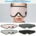 thumbnail image 4 of Graflsoa Pink 3D Bluetooth Sleep Mask with Built-in Battery for Music, Calls, and Fatigue Relief, Lightweight and Comfortable Design, 4 of 6
