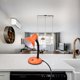 thumbnail image 4 of ¡Oferta especial de Meiiso! Lámpara de mesa naranja, base Eye, lámpara de mesa de comercio exterior, lámpara de escritorio clásica para niños, lámpara de mesa de bajo consumo con abrazadera, 14,7 x, 4 of 5