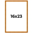 thumbnail image 2 of 16x23 Honey Brown Real Wood Picture Frame Width 0.75 inches | Interior Frame Depth 0.5 inches |, 2 of 8