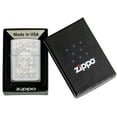 thumbnail image 4 of Zippo Mask 2020 Design High Polish Chrome Pocket Lighter, 4 of 7