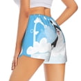 thumbnail image 3 of Goofa Collie in Bathtub Printed Women 2 in 1 Running Shorts,Quick Dry Athletic Workout Shorts,High Waisted Athletic Shorts with Liner Pockets-Large, 3 of 9