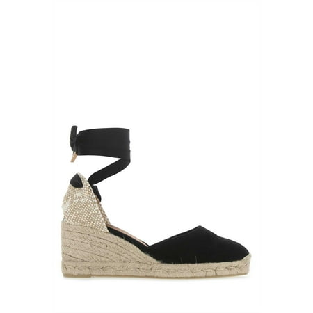 

Black canvas Carina wedges