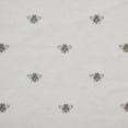 thumbnail image 6 of VHC Brands Embroidered Bee, Farmhouse Cafe Tier Curtain, Ruffled, Creme Yellow Grey, 36x36, Set of 2, 6 of 7