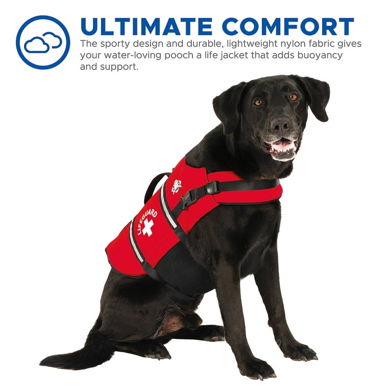 Paws Aboard Neoprene Doggy Life Jacket Extra Large - Red