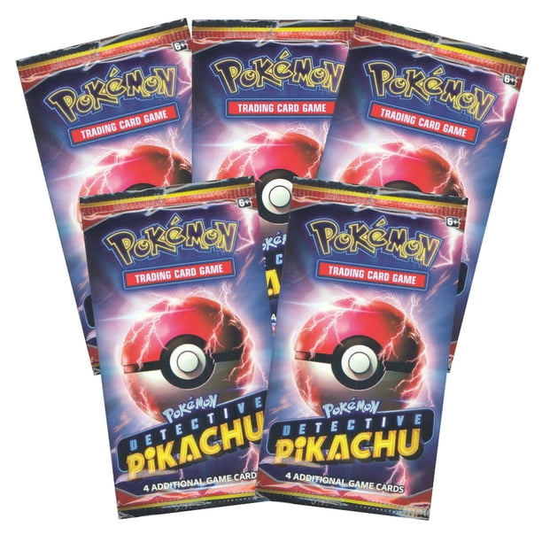 Pokemon Cards - Detective Pikachu Movie - Booster Packs (5 ...