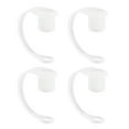 thumbnail image 5 of Opvise 4Pcs Silicone Straw Cover Set for 20oz 30oz 40oz Tumblers Easy to Clean Cute Durable Straw Topper Hats White, 5 of 7