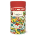 thumbnail image 2 of Cavallini - Vintage Jigsaw Puzzle - 1000 Pieces - 55X70Cms - See America, 2 of 2