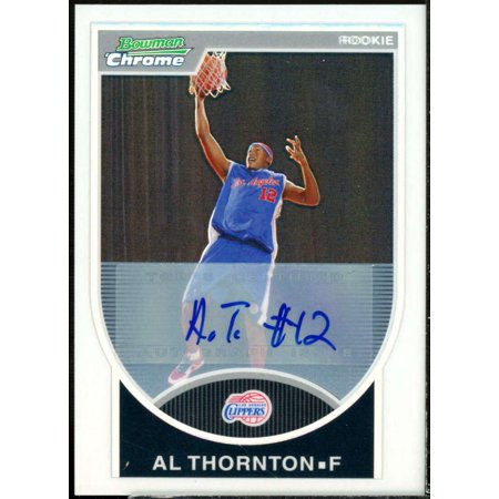 Al Thornton AU Rookie 2007-08 Bowman Chrome Refractors Rookie Autographs #131