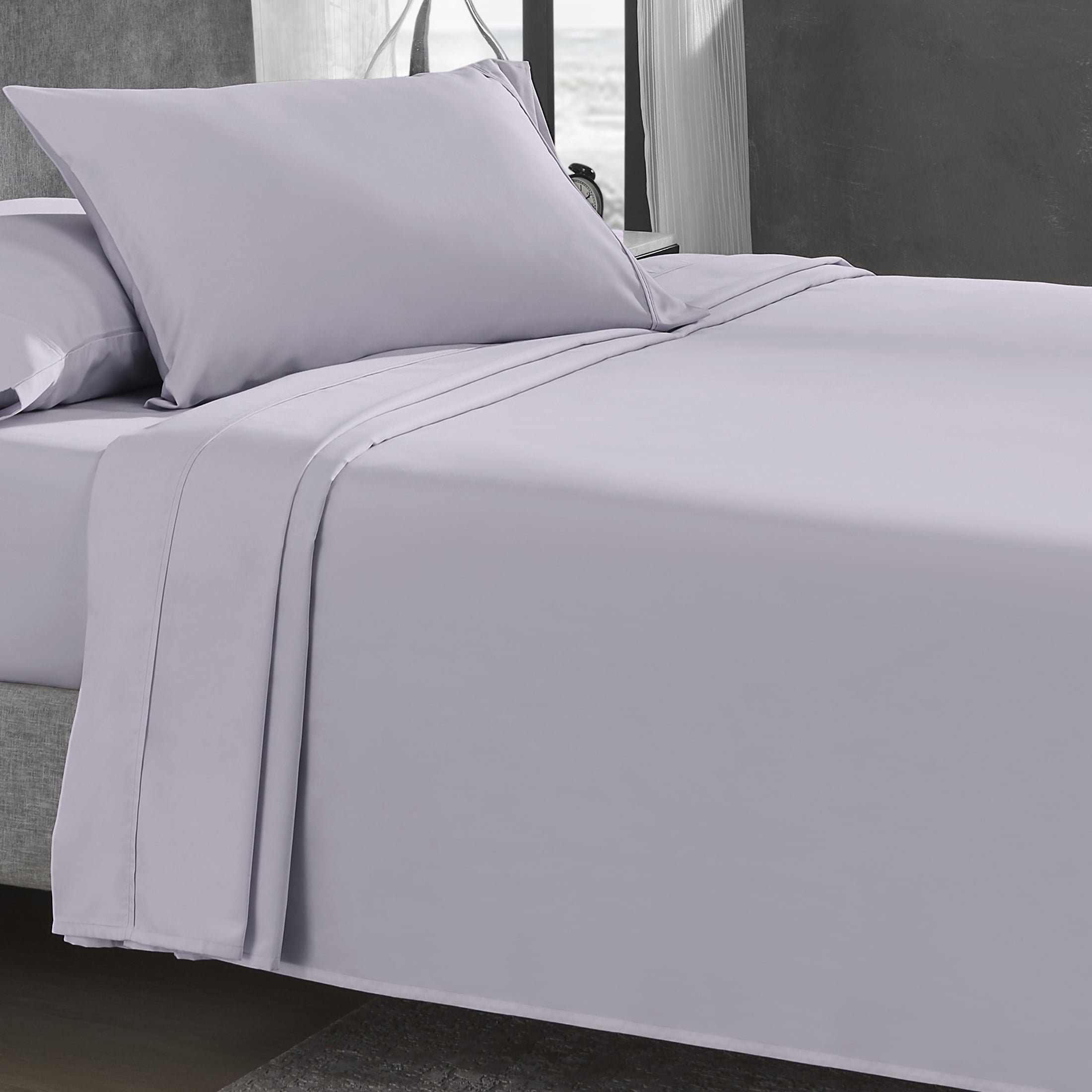 Hote Details about   Pure Egyptian Cotton Sheets King-Size 800 Thread Count Dark Grey Bedding 