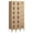 Tan Brown, variant on 12" Wide Six Tier Box Style Vented Metal Locker - 3 Wide - 6 Feet High - 15 Inches Deep - Blue - Unassembled