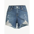 thumbnail image 2 of Sofia Jeans by Sofia Vergara Women's Lila Destructed Denim Shorts, 2 of 6