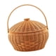 thumbnail image 2 of Cesta de picnic Cesta tejida Cesta de mimbre de imitación Cesta de picnic para barbacoas al aire libre, 2 of 9