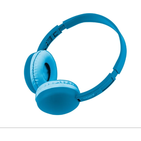 Coby CVHK851BL Child's On Ear Headphones, Blue