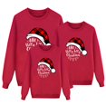thumbnail image 4 of Festive Family Matching Pajamas Long Sleeve Holiday Shirts Coordinated Outfits Comfortable Tops Sleepwear for Parents, 4 of 4