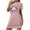 Pink, variant on Cxenplz Halloween Nightgowns for Women Casual Short Sleeve Sleepshirts Nightshirts Cute Printed Loungewear Comfy Nightdress