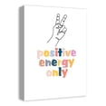 thumbnail image 2 of Creative Products Positive Vibes 12x18 Canvas Wall Art, 2 of 4