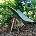 thumbnail image 2 of Homestyles 7"H Butterfly Fairy in Bronze Patina Home Patio & Garden Statue Figurine, 2 of 4