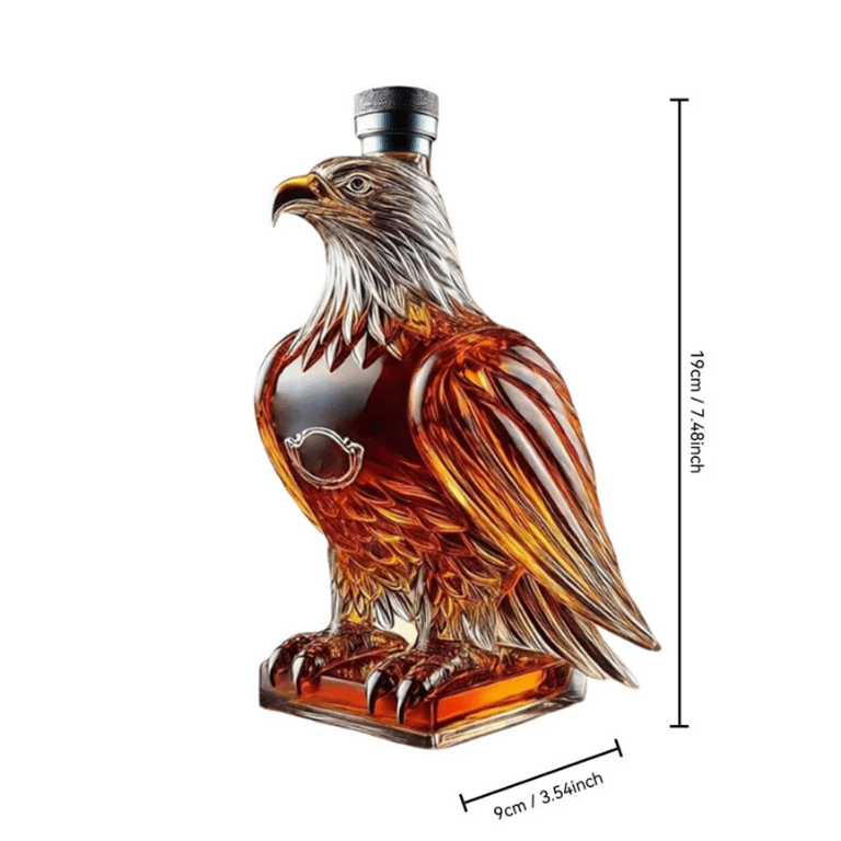 RuWeoMaa Whiskey Decanter,Jack Daniels Bottle,Eagle Whiskey Bottle