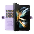 thumbnail image 3 of Decase for Samsung Z Fold 4 5G Wallet Case with Leather Wallet Card Holder Protective Slim Cover, Purple, 3 of 8
