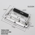 thumbnail image 4 of 304 stainless steel Spring Loaded Rubber Handle Carry Speaker Case Box, 4 of 9