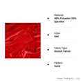 thumbnail image 2 of Pi Tiles 15 Yards Bolt - Red Stretch Veet Fabric - Sold By e Bolt - Varie Of lors - Ideal For Seng parel, Dres, Skirts, stume And Craft, 2 of 2