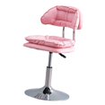 thumbnail image 4 of Tnarru Rolling Bar Stool Barstools with High Back Double Layer Sponge Counter Stool Salon Swivel Chair Bar Chair for Beauty Club Pub pink, 4 of 8