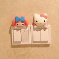thumbnail image 2 of Kawaii Sanrio accesorios de decoración de habitación, pegatina de interruptor, Hello Kittys Mymelody, Linda belleza, pegatina de pared, enchufe 3D, regalo para niñas, 2 of 4