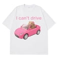 thumbnail image 3 of I Cant Drive Funny Hamster Meme T Shirt Fashion Print T-shirt Women Short-sleeved Harajuku Casual T Shirts Streetwear, 3 of 6