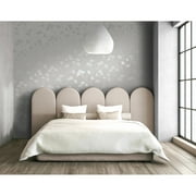 Holden Glistening Ginkgo Leaf Non-Pasted Wallpaper 396in x 20.8in Silver