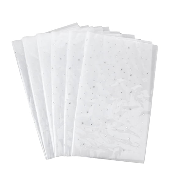 10 Sheet Iron-on Rhinestone Sheets Transfers for Clothing Crystal Transfers,Glitter Hotfix Decals, Flat Round