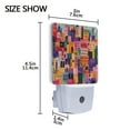 thumbnail image 4 of Yayeee LED Plug in Night Light for The Home with Auto Dusk to Dawn Light Sensors, 2 Pack, Art Buildings, 4 of 6