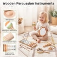 thumbnail image 6 of OATHX Baby Music Toys Wooden Xylophone tambourine Set Educational Toy Musical Instruments for Kids, Toddler Birthday, 6 of 8