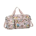 thumbnail image 3 of Bolsa de ballet para niñas, contenedor de almacenamiento, gran capacidad, portátil, impermeable, bolsa de viaje para pasar la noche, bolso de gimnasio Rosa, 3 of 8