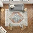 thumbnail image 3 of Nourison Astra Machine Washable Persian Grey/Multi 7'10" x 10' Area Rug (8x10), 3 of 11