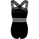 thumbnail image 3 of Traje de baño de una pieza para mujer Trajes de baño cruzados delanteros Trajes de baño huecos, 3 of 5