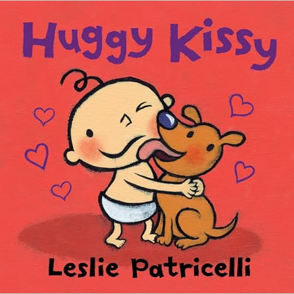 Pre-Owned Huggy Kissy: Padded Board Book (Leslie Patricelli Board Books), 9781536211351, 1536211354, Paperback, Illustrated edition